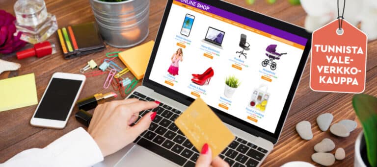 Tunnista valeverkkokauppa