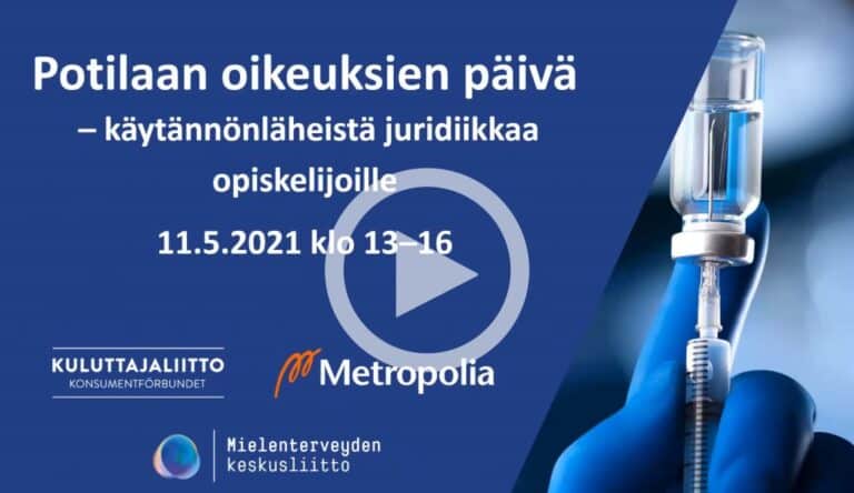 Video: Potilaan oikeuksien päivä